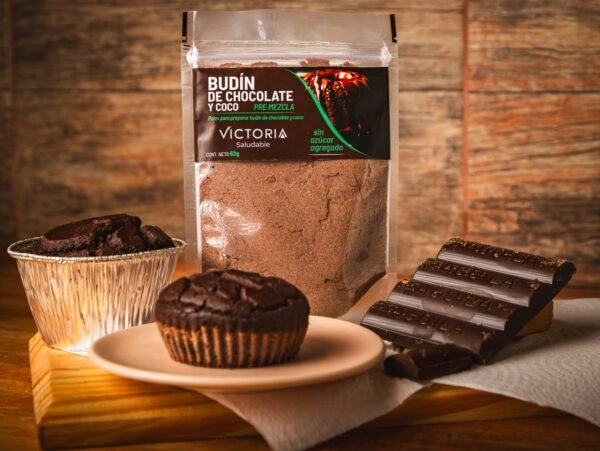 Pre mezcla de Budín de Chocolate y coco - Image 3